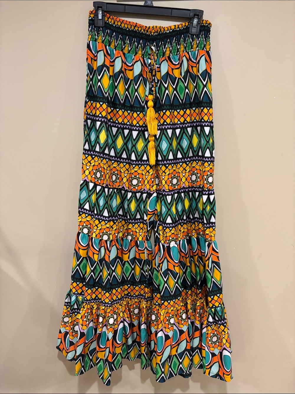 Live 4 Truth Wide Leg Printed Pants in Green, Yellow, Orange, Teal